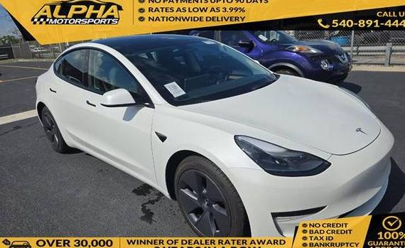 TESLA MODEL 3 2022 5YJ3E1EB9NF265541 image